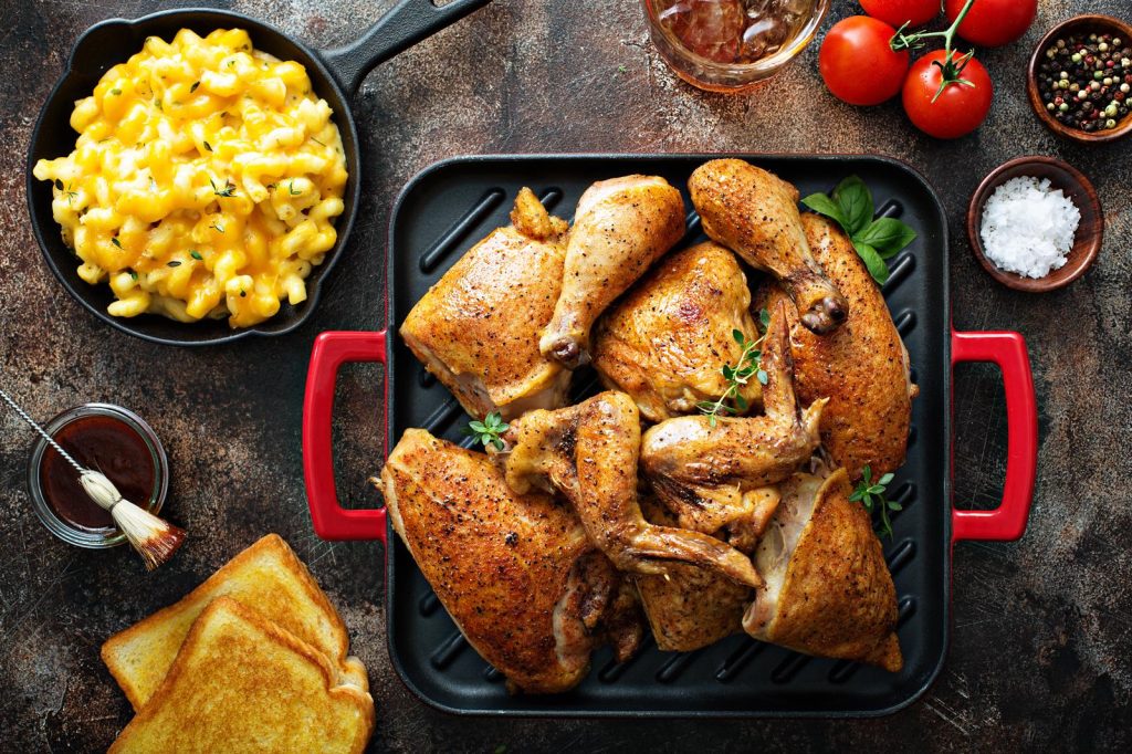 Cosce di pollo al forno