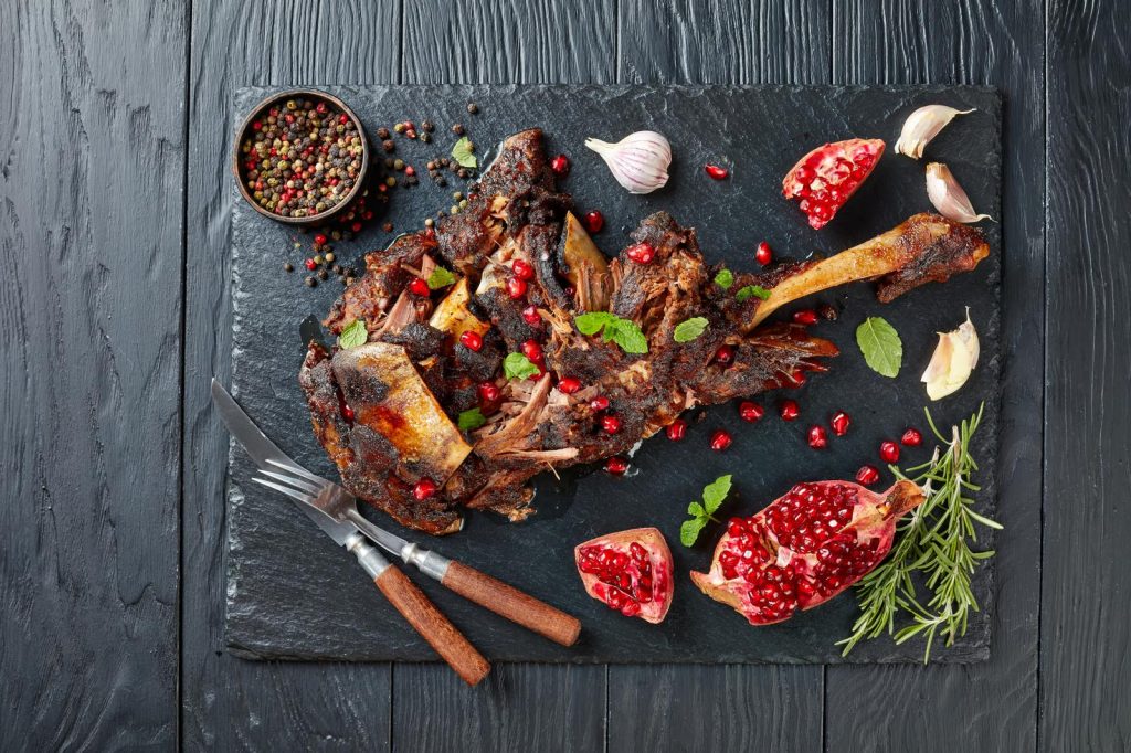 Agnello con le uova