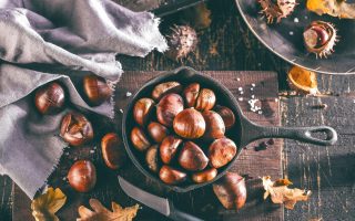 Castagne in friggitrice ad aria