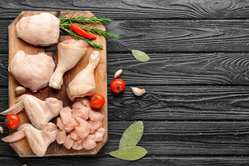 Cosce di pollo in padella