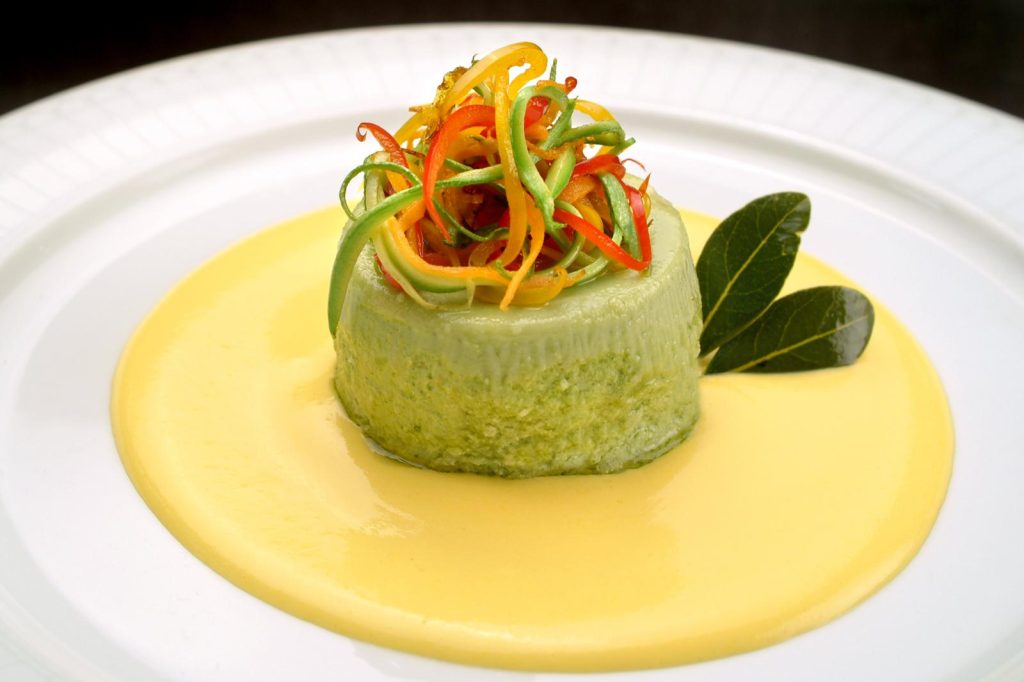 Flan di spinaci
