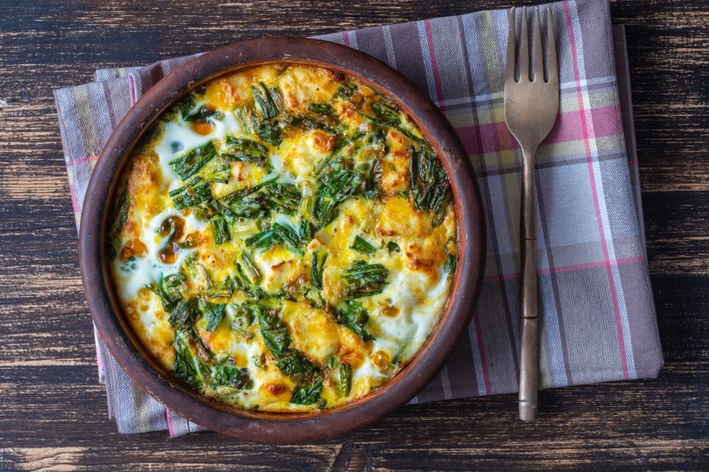 Frittata di spinaci