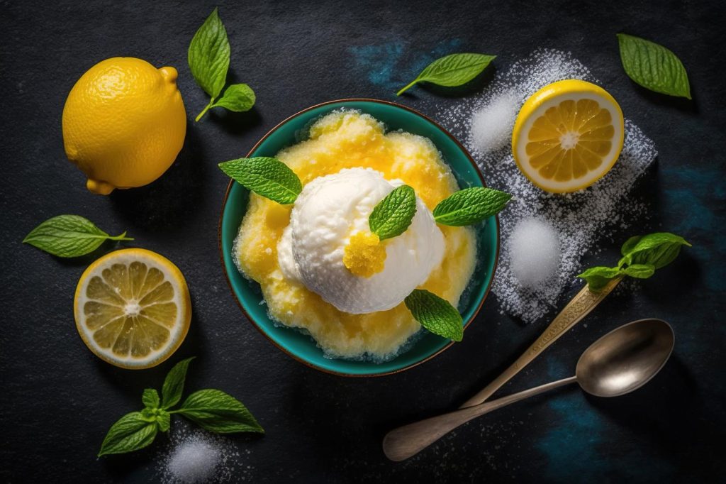 Granita al limone