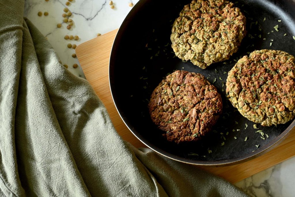 Hamburger di lenticchie