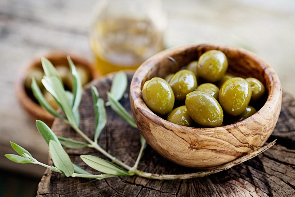 Olive schiacciate