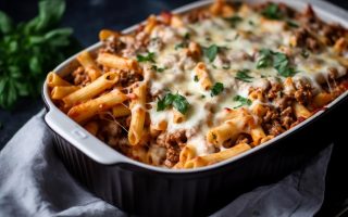 Pasta al forno con melanzane