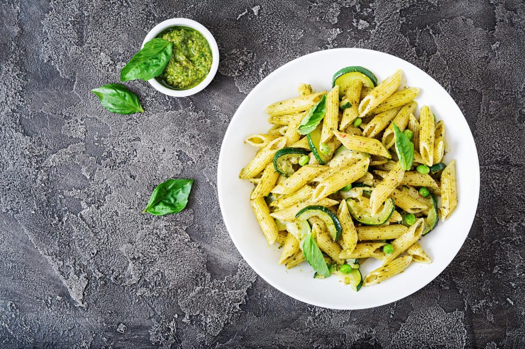 Pasta con piselli