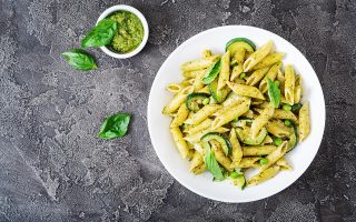 Pasta con piselli