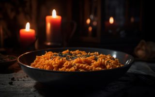 Pasta zucca e salsiccia