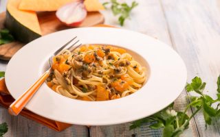 Pasta zucchine e pancetta