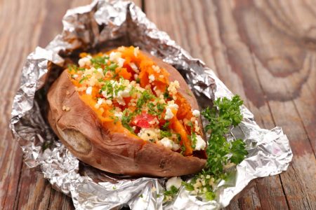 Patate ripiene al forno