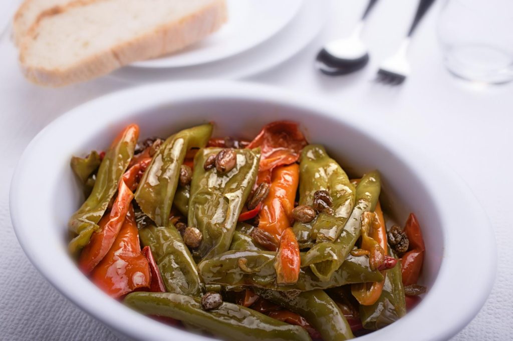 Peperoni in agrodolce