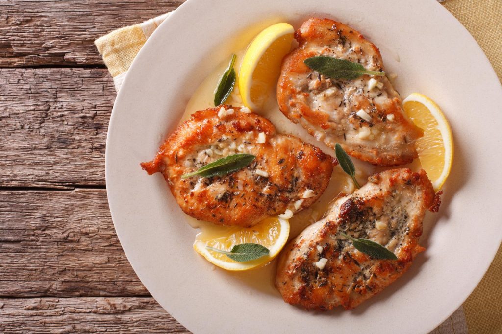 Petto di pollo al limone