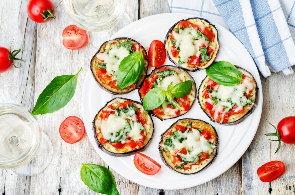 Pizzette di melanzane