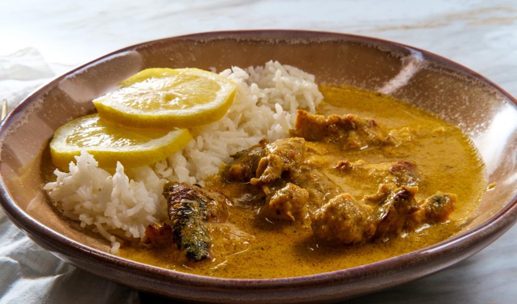 Pollo al curry veloce