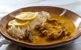 Pollo al curry veloce