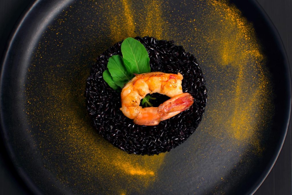 Risotto alla crema di scampi
