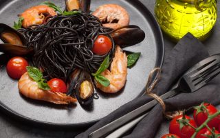 Spaghetti al nero di seppia