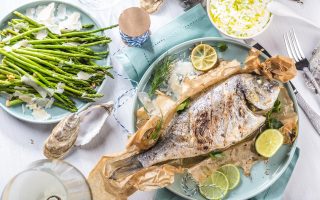 Spigola al forno