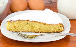 Torta al latte caldo