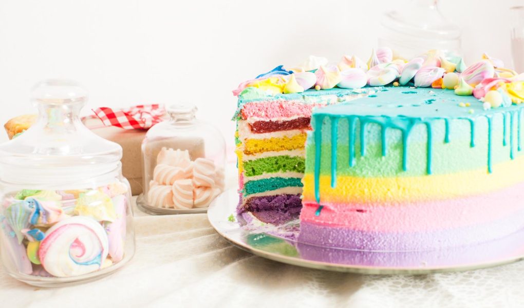 Torta arcobaleno