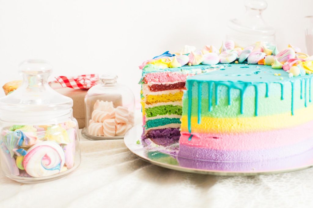Torta arcobaleno