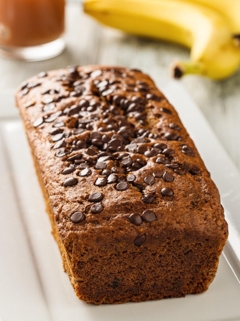 Torta con gocce di cioccolato