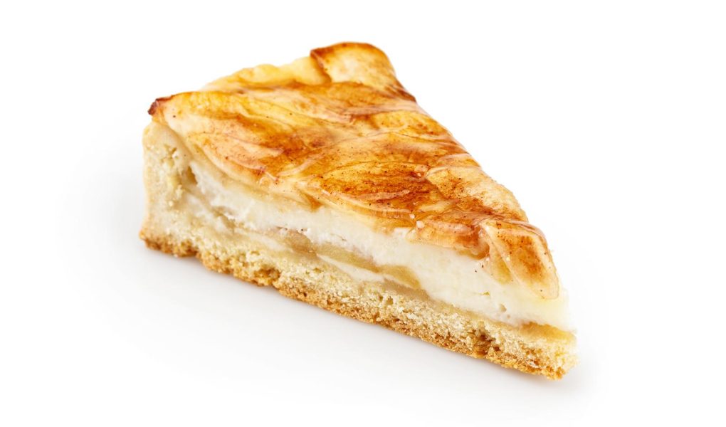 Torta di mele cremosa