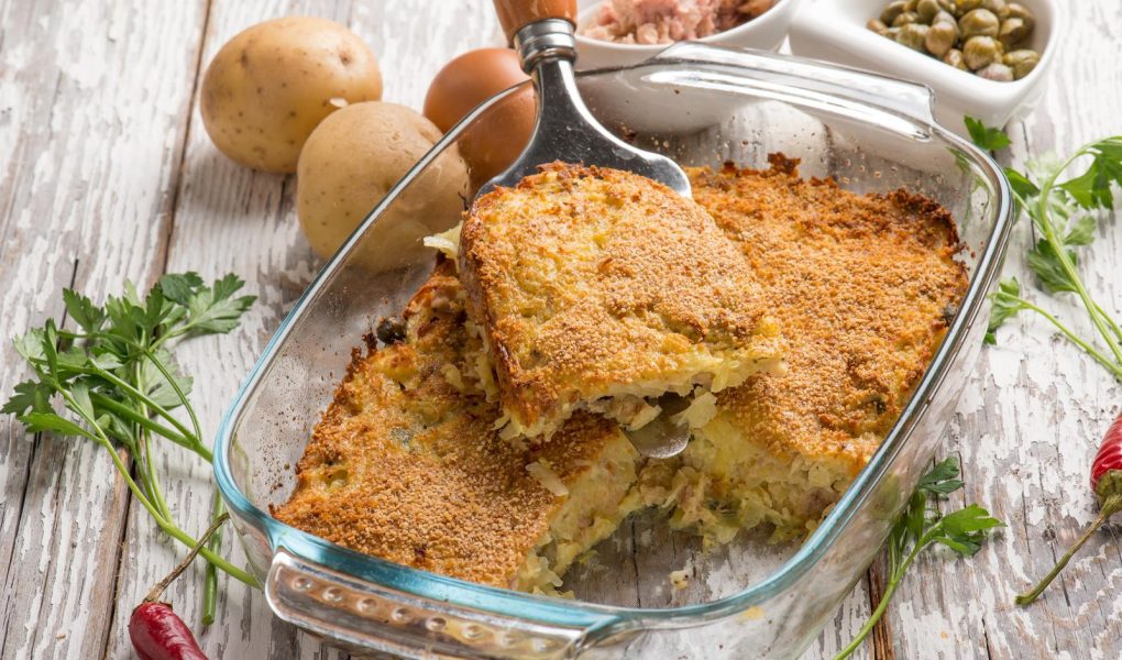 Torta salata con patate