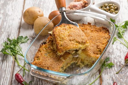 Torta salata con patate