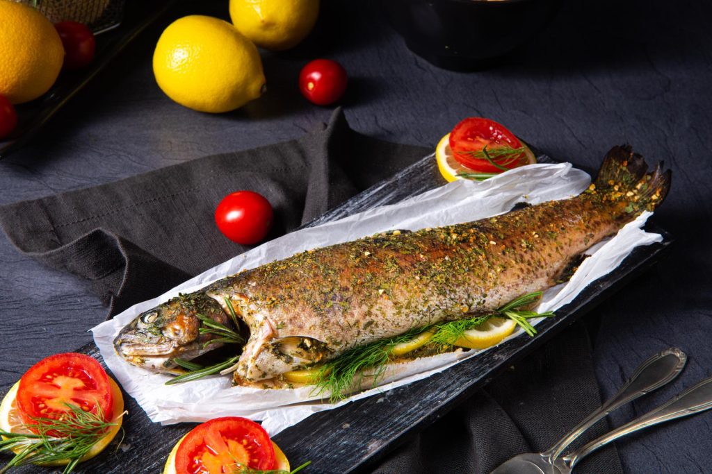 Trota al forno