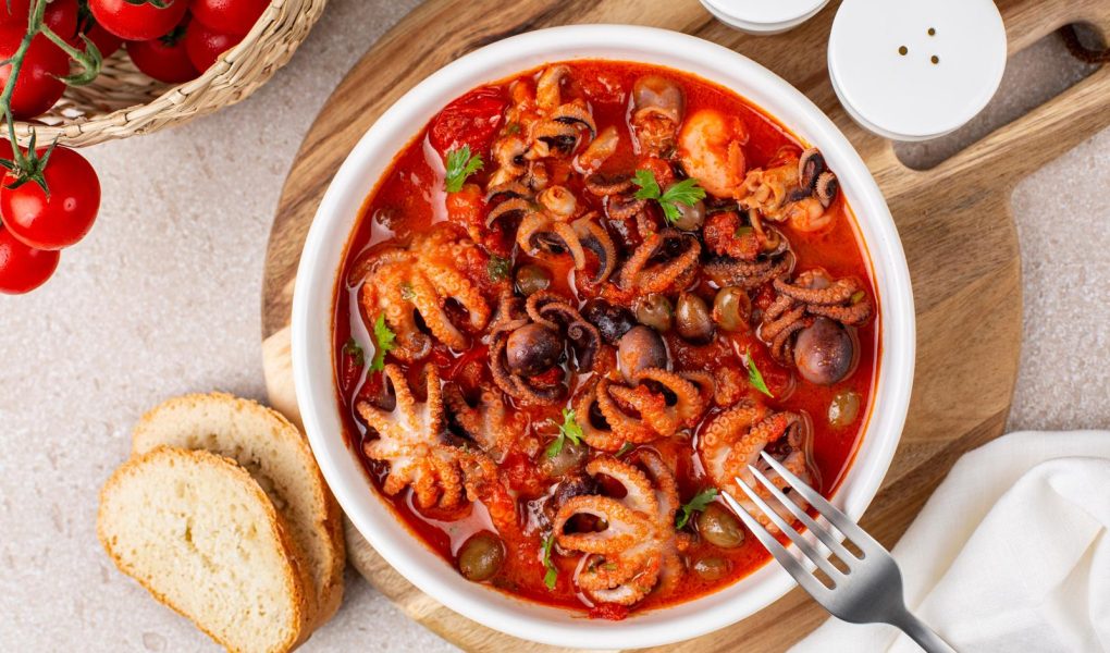 Antipasto di moscardini