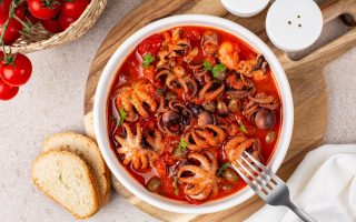 Antipasto di moscardini