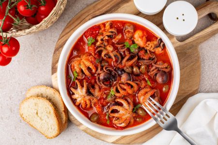Antipasto di moscardini