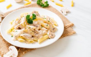 Carbonara vegetariana