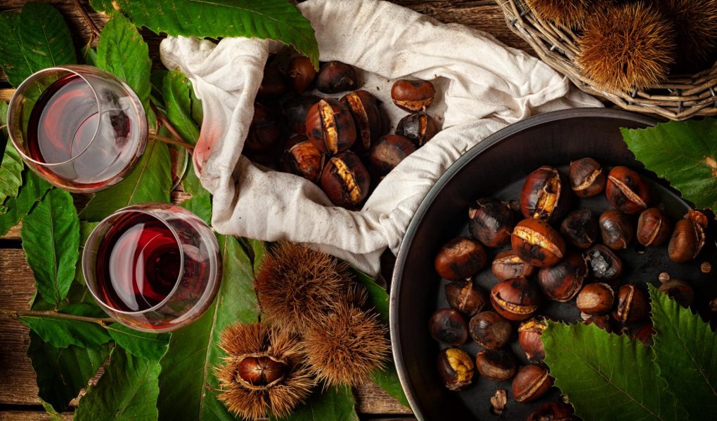 Castagne al rum
