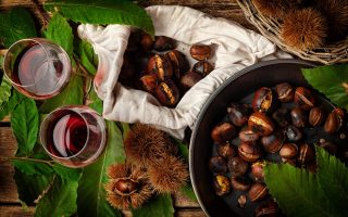 Castagne al rum