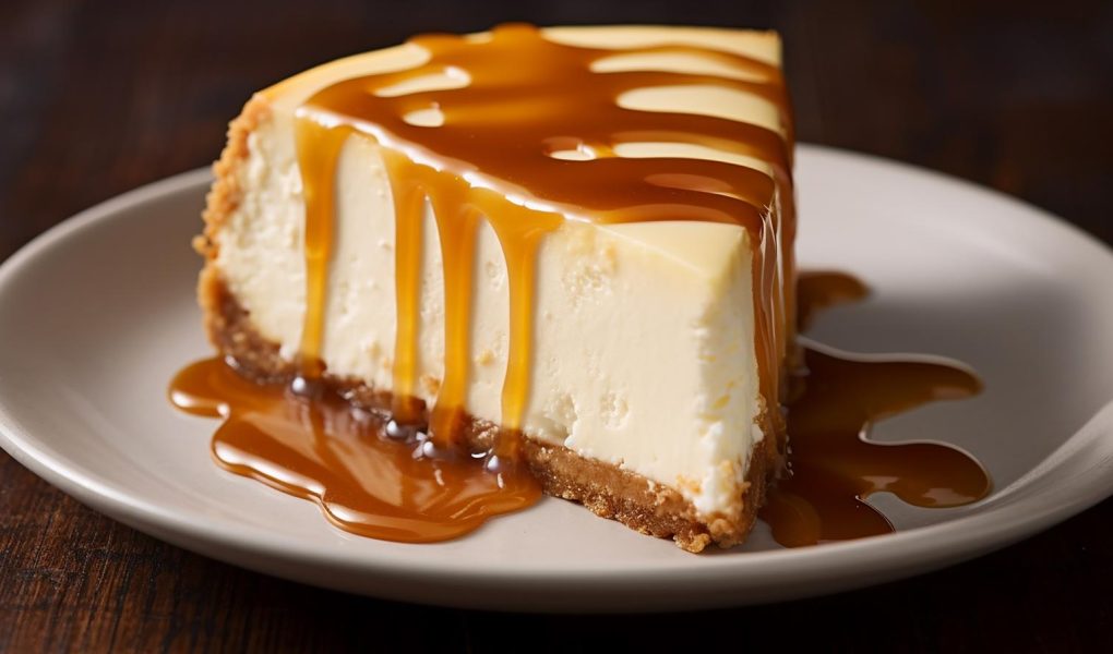Cheesecake al caramello salato