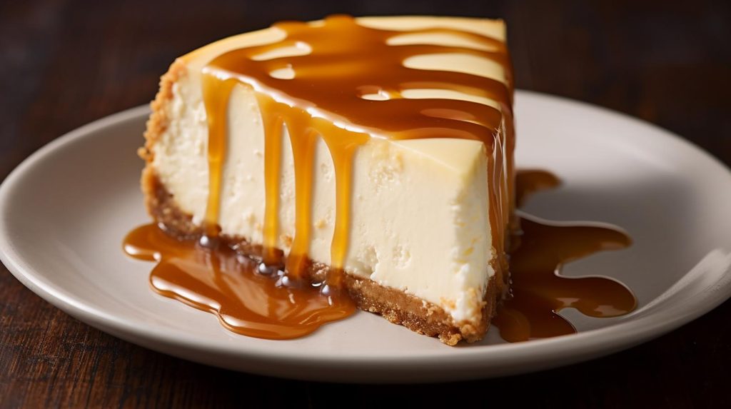 Cheesecake al caramello salato