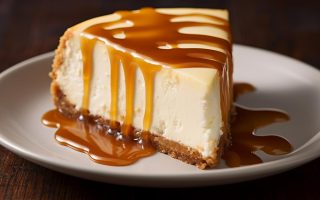 Cheesecake al caramello salato