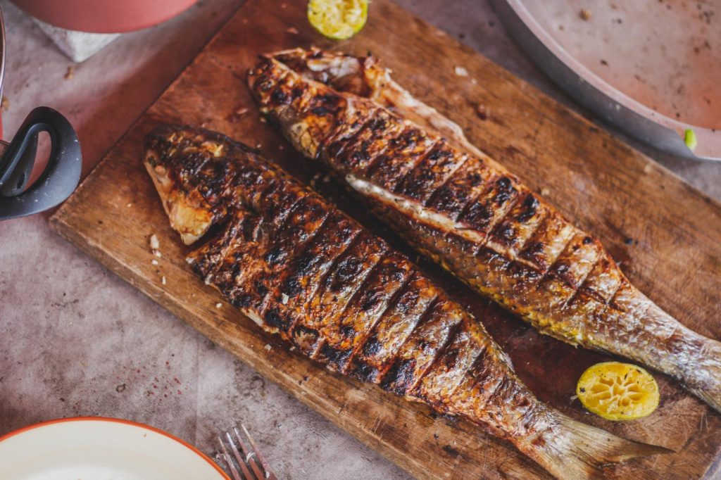 Filetti di branzino al forno