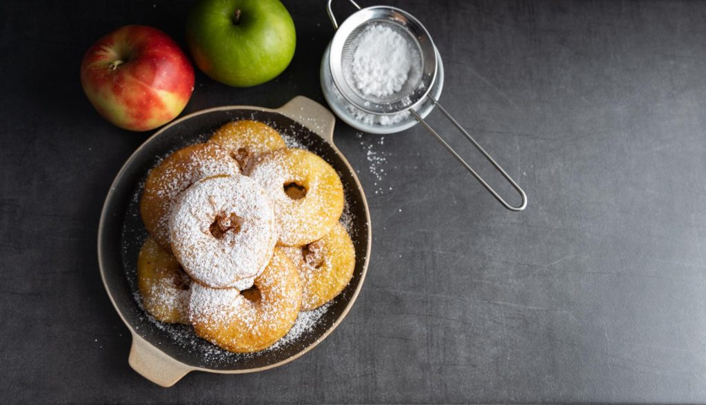 Frittelle di mele al forno