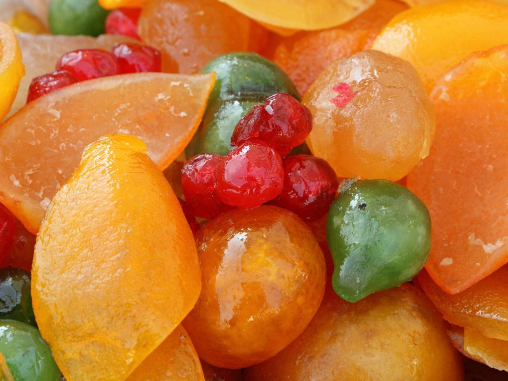 Frutta candita