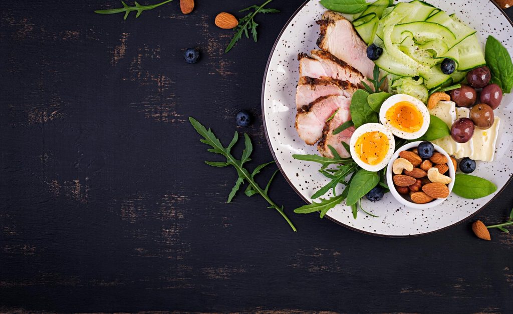 Insalata con uova sode