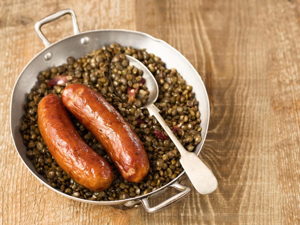 Lenticchie e salsiccia