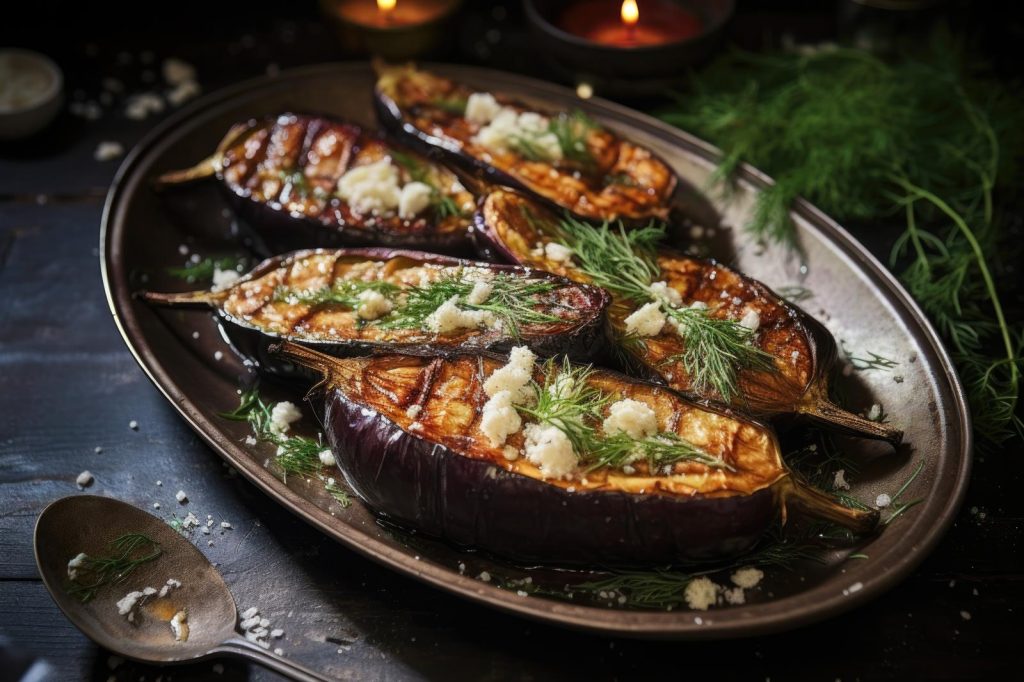 Melanzane grigliate al forno