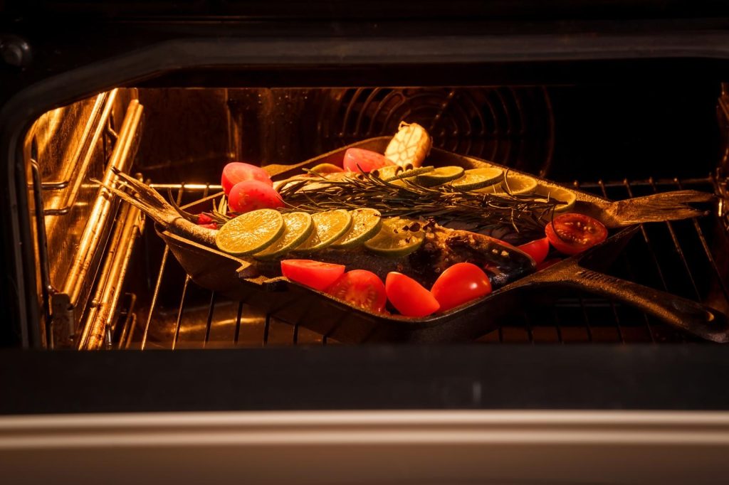 Orata al forno con pomodorini