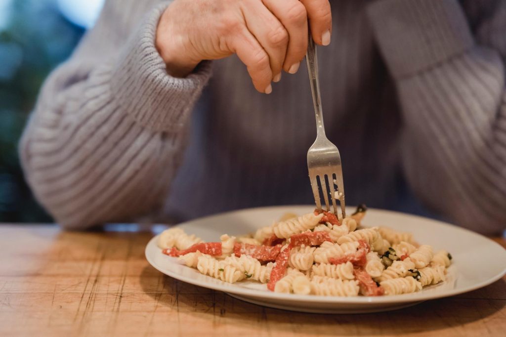 Pasta broccoli e pancetta