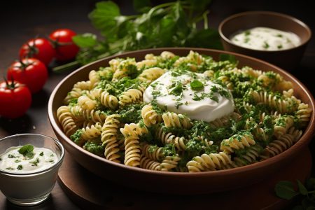 Pasta fredda al pesto