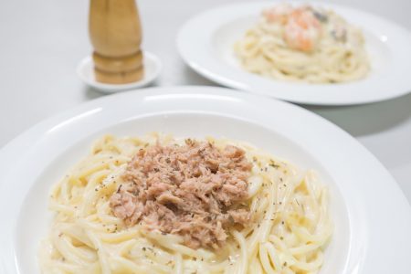 Pasta panna e tonno